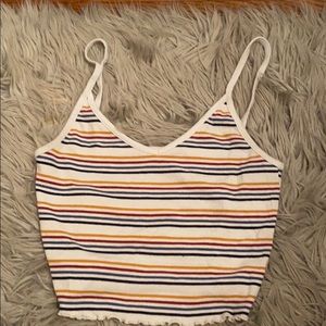 super cute stripped tank top, medium